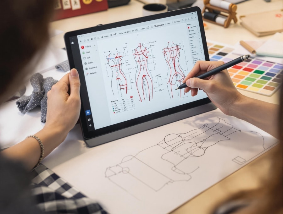 Desarrollo CAD de una confección de shapewear